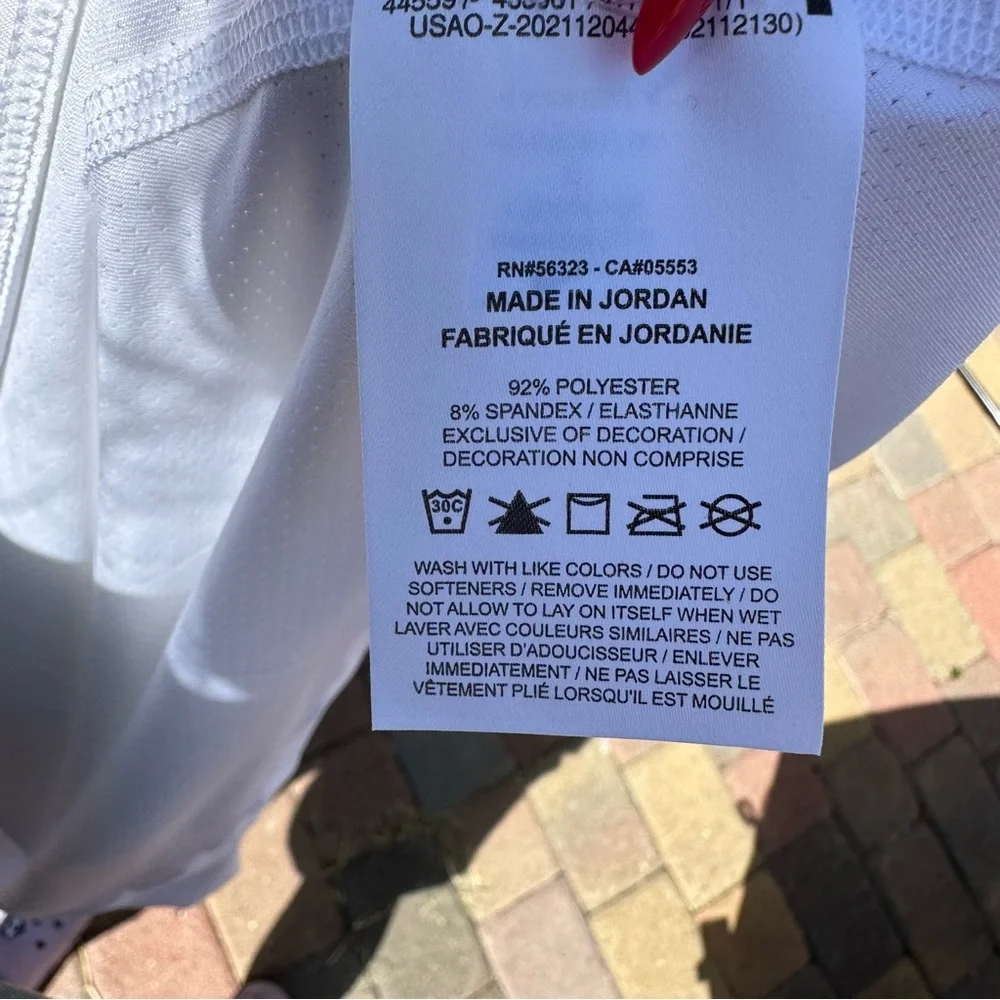 Nike Pro Dr-Fit White Tank Women’s Size XL - Picture 6 of 8